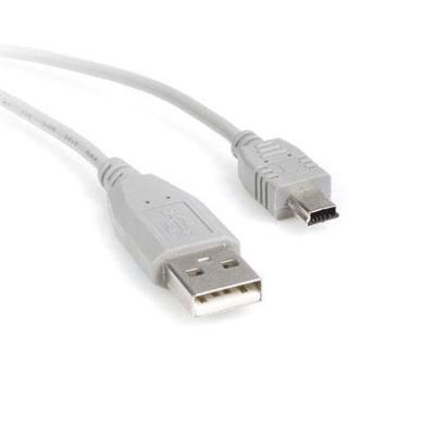 StarTech.com USB2HABM6IN 6in Mini USB 2.0 Cable A to Mini B USB cable USB M to mini USB Type B M USB 2.0 5.9 in gray