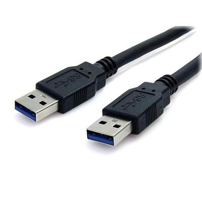 StarTech.com USB3SAA6BK 6 ft Black SuperSpeed USB 3.0 Cable A to A M M USB cable USB Type A M to USB Type A M USB 3.0 6 ft molded black for