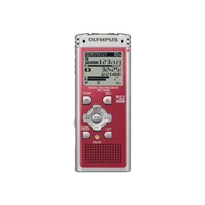 WS 700M - Digital voice recorder - flash 4GB - WMA MP3 - red