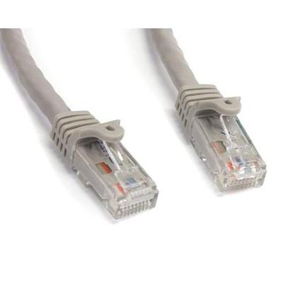 StarTech.com N6PATCH100GR 100ft Cat6 Patch Cable with Snagless RJ45 Connectors Gray Cat6 Ethernet Patch Cable UTP Cat6 Patch Cord