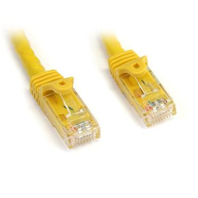 StarTech.com N6PATCH100YL 100 ft Yellow Cat6 Cat 6 Snagless Patch Cable 100ft Patch cable RJ 45 M to RJ 45 M 100 ft UTP CAT 6 snagless yello