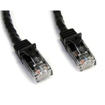 StarTech.com N6PATCH35BK 35ft Cat6 Patch Cable with Snagless RJ45 Connectors Black Cat6 Ethernet Patch Cable 35ft UTP Cat6 Patch Cord