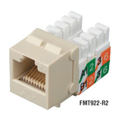 Black Box FMT922-R2-25PAK GigaBase 2 CAT5e Jacks - Modular insert - ivory - 1 port (pack of 25 ) Black Box FMT922-R2-25PAK GigaBase 2 CAT5e Jacks - Modular insert - ivory - 1 port (pack of 25 )