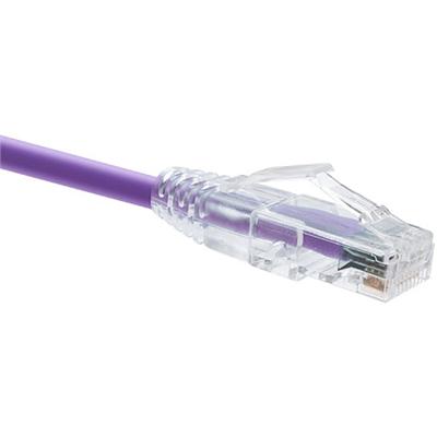 Unirise USA 10448 ClearFit Cat5e Patch Cable Purple Snagless 15ft