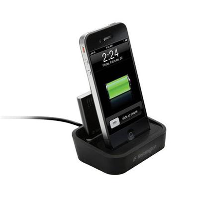 Charging Dock with Mini Battery Pack - Digital player / phone charging stand + external battery pack