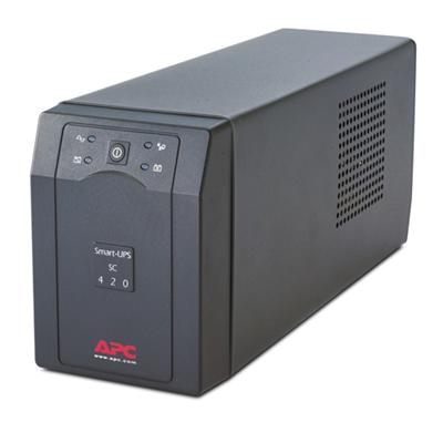 Smart-UPS SC 420VA - UPS - AC 230 V - 260 Watt - 420 VA - 4 output connector(s) (Open Box Product Limited Availability No Back Orders)