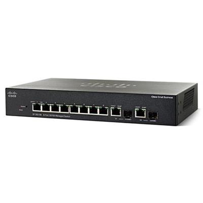 Cisco SRW208G-K9NA SF302-08 (SRW208G-K9-NA) 8-Port 10/100 Managed Switch with Gigabit Uplinks Cisco SRW208G-K9NA SF302-08 (SRW208G-K9-NA) 8-Port 10/100 Managed Switch with Gigabit Uplinks