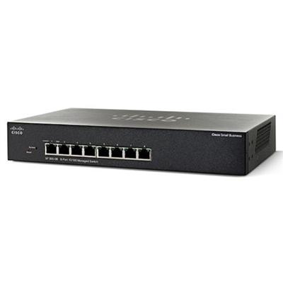 Cisco SRW208-K9-NA SF300-08 (SRW208-K9-NA) 8-Port 10/100 Managed Switch Cisco SRW208-K9-NA SF300-08 (SRW208-K9-NA) 8-Port 10/100 Managed Switch