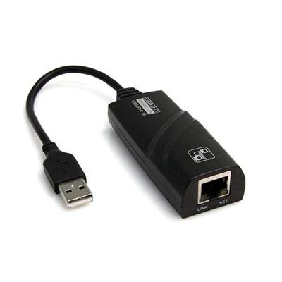 Compact Black USB 2.0 to Gigabit Ethernet NIC Network Adapter - network adapter