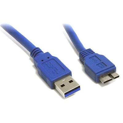 StarTech.com USB3SAUB3 3 ft SuperSpeed USB 3.0 Cable A to Micro B USB cable USB Type A M to Micro USB Type B M USB 3.0 3 ft black silver for P