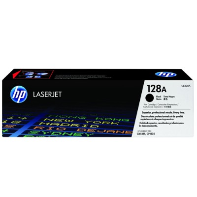 HP Inc. CE320A 128A Black original LaserJet toner cartridge CE320A for Color LaserJet Pro CP1525n CP1525nw LaserJet Pro CM1415fn CM1415fnw