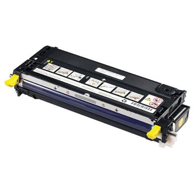 8 000-Page High Yield Yellow Toner for Dell 3115cn Color Laser Printer