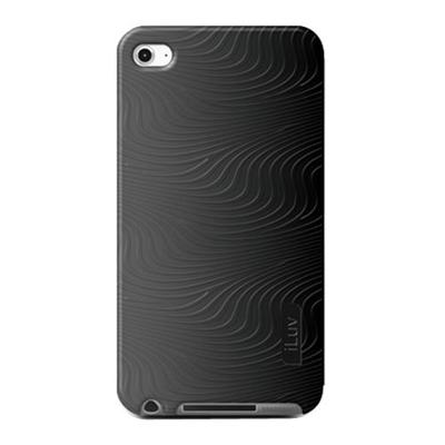 Silicone with 3D pattern for iPod touch 4th Generation - Black