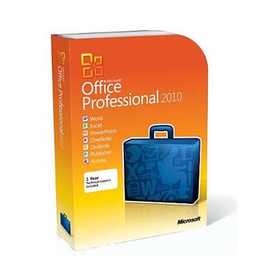 Microsoft Office Professional 2010 - License - 1 PC - PKC - Win - for B570e  G560 0679  IdeaPad S100  U300s  U400  V570  Y570  Z470  Z575