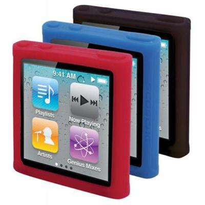 TightGrip T6 - Dark 3 Pack of Silicone Skins for iPod nano Gen 6