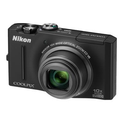 Coolpix S8100 Digital camera compact 121 Mpix optical zoom 10 x supported memory SD SDXC SDHC black