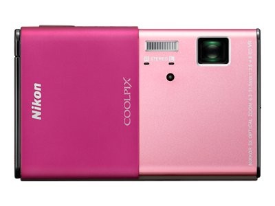 Coolpix S80 Digital camera compact 141 Mpix optical zoom 5 x supported memory SD SDXC SDHC pink