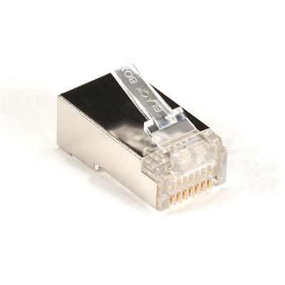 Black Box FMTP5ES-100PAK CAT5e Shielded Modular Plug - Network connector - RJ-45 M - STP - CAT 5e pack of 100