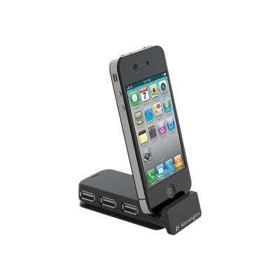 PocketHub 3-Port USB and Sync - Phone charging stand + power adapter
