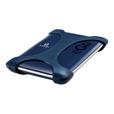 500GB eGo Portable External Hard drive - SuperSpeed USB - Buffer: 8MB - Midnight Blue with Power Grip Band Hard Drive Protector