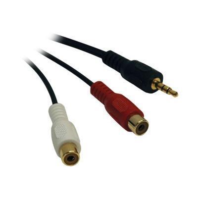 Audio Y Splitter Adapter - audio cable - 6 ft