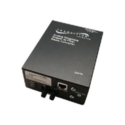 Transition Saptf3313-105-na Stand-alone Pots 2-wire Copper To Fiber - Media Converter - Rj-11 / Sc Multi-mode - Up To 3.1 Miles - 1300 Nm