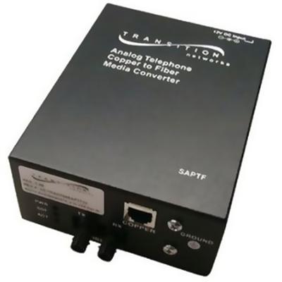 Transition Saptf3314-105-na Stand-alone Pots 2-wire Copper To Fiber - Media Converter - Rj-11 / Sc Single Mode - Up To 12.4 Miles - 1310 Nm