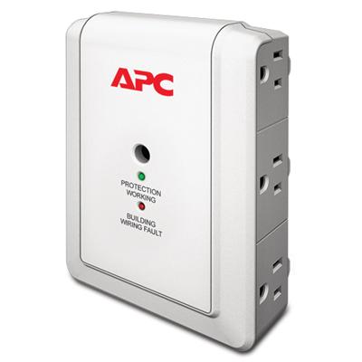 APC P6WT SurgeArrest Essential Surge protector AC 120 V output connectors 6 beige