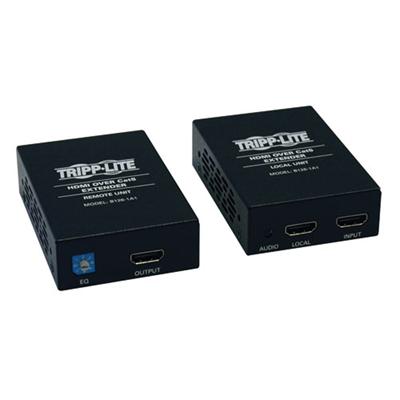 TrippLite B126 1A1 HDMI over Cat5 6 Active Extender Kit Box Style Transmitter Receiver for Video and Audio 1080p @ 60 Hz Up to 200 ft.
