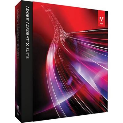 Adobe Acrobat X Suite - Product upgrade package - 1 user - DVD - Win - Universal English