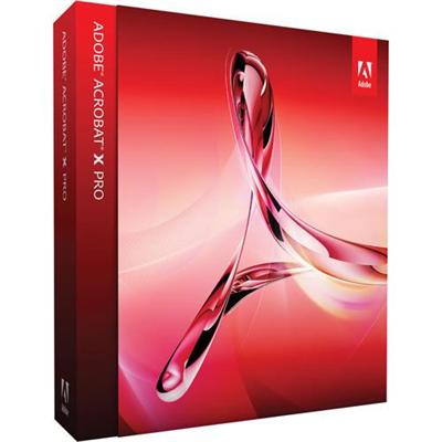 Adobe Acrobat X Pro - Product upgrade package - 1 user - upgrade from Adobe Acrobat X / 9 / 8 / 7 Standard - DVD - Win - Universal English