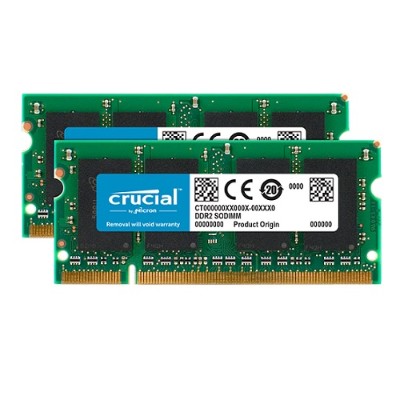 8GB (2X4GB) PC2-6400 800MHz DDR2 SODIMM 200-pin Non-ECC Memory Module