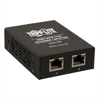 TrippLite B126 002 2 Port HDMI over Cat5 Cat6 Extender Splitter Box Style Transmitter for Video and Audio 1080p @ 60 Hz Up to 150 ft.
