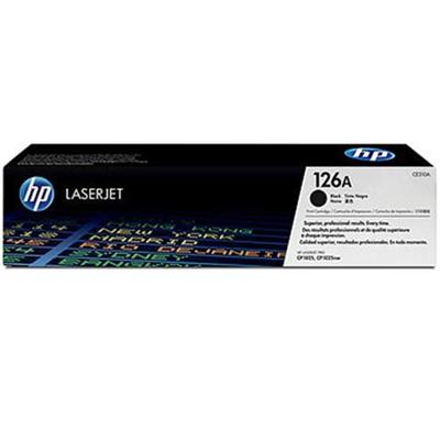 HP Inc. CE310A 126A Black original LaserJet toner cartridge CE310A for Color LaserJet Pro CP1025 LaserJet Pro MFP M175 TopShot LaserJet Pro M275