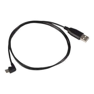 StarTech.com UUSBHAUB6RA 6ft Micro USB Cable A to Right Angle Micro B USB Type A M Micro USB Type B M 6ft 90 Degree Connector Black