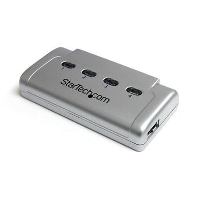 StarTech.com USB421HS 4 to 1 USB 2.0 Peripheral Sharing Switch USB peripheral sharing switch 4 x USB desktop