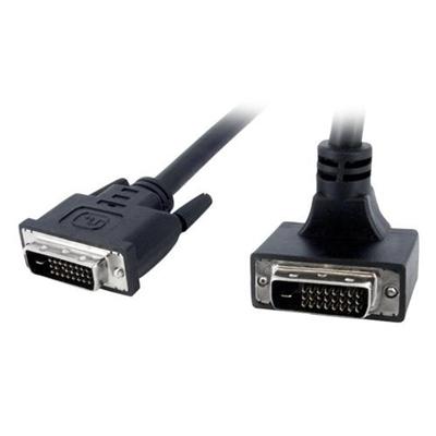 StarTech.com DVIDDMMBA6 6 ft 90 deg Down Angled Dual Link DVI D Monitor Cable M M DVI cable dual link DVI D M to DVI D M 6 ft 90° connector m