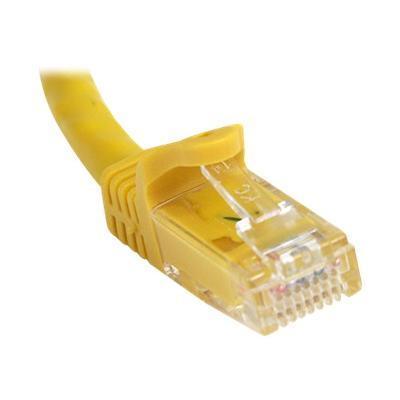StarTech.com N6PATCH3YL 3 ft Yellow Cat6 Cat 6 Snagless Patch Cable 3ft Patch cable RJ 45 M to RJ 45 M 3 ft UTP CAT 6 molded snagless yello