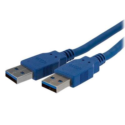 StarTech.com USB3SAA6 6 ft SuperSpeed USB 3.0 Cable A to A M M USB cable USB Type A M to USB Type A M USB 3.0 6 ft blue for P N ECUSB3S22 EX