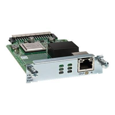 Cisco VWIC3-1MFT-T1/E1 Third-Generation Multiflex Trunk Voice/WAN Interface Card - Expansion module - EHWIC - T-1/E-1 - for 1921 1921 4-pair 1921 ADSL2+ 192 Cisco VWIC3-1MFT-T1/E1 Third-Generation Multiflex Trunk Voice/WAN Interface Card - Expansion module - EHWIC - T-1/E-1 - for 1921 1921 4-pair 1921 ADSL2+ 192