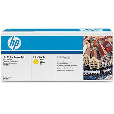 HP Inc. CE742A 307A Yellow original LaserJet toner cartridge CE742A for Color LaserJet Professional CP5225 CP5225dn CP5225n