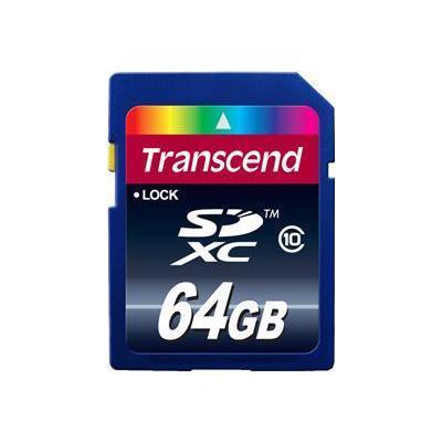 Transcend TS64GSDXC10 Premium Flash memory card 64 GB Class 10 SDXC