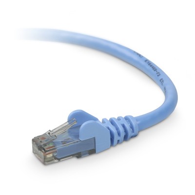 Belkin A3L980 07 BLU M Patch cable RJ 45 M to RJ 45 M 7 ft UTP CAT 6 molded blue