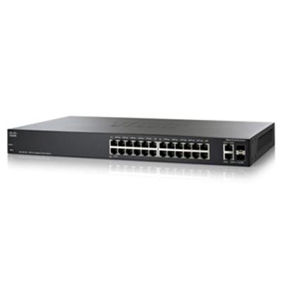 Cisco SLM2024T NA Small Business Smart SG200 26 Switch 24 x 10 100 1000 2 x combo Gigabit SFP desktop rack mountable