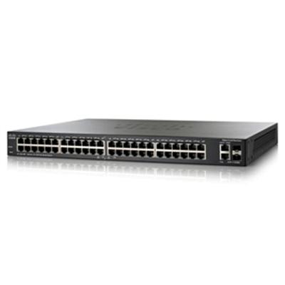 Cisco SLM248PT NA Small Business Smart SF200 48P Switch 24 x 10 100 PoE 24 x 10 100 2 x combo Gigabit SFP desktop rack mountable PoE