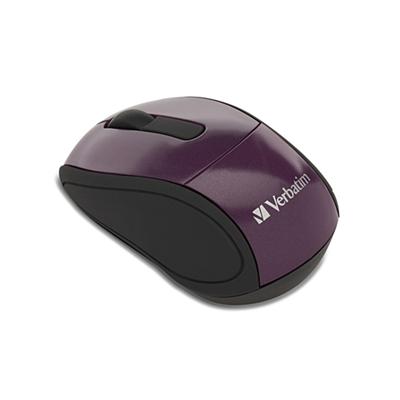 Verbatim 97473 Wireless Mini Travel Mouse Mouse optical wireless 2.4 GHz USB wireless receiver purple