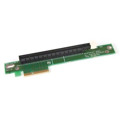 PCIe X4 to X16 Slot Extension Adapter for 1U Servers - PCIe x4 to PCIe x16 slot adapter - 1U