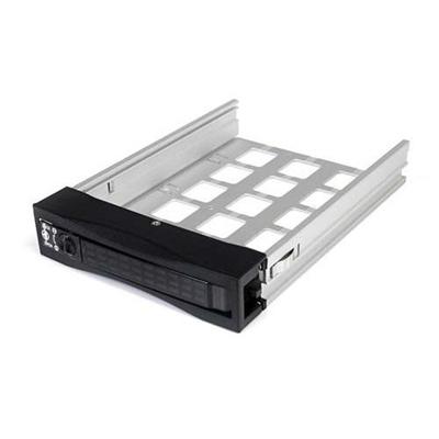 StarTech.com SATSASTRAYBK Extra 2.5in or 3.5in Hot Swap Hard Drive Tray for SATSASBAY3BK Storage drive carrier caddy 2.5 3.5 shared black for P N S