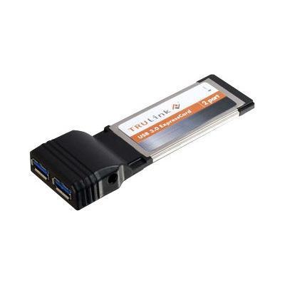 TruLink 2-Port USB 3.0 SuperSpeed Express Card - USB adapter - 2 ports