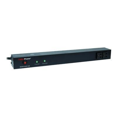 Cyberpower RKBS15S2F10R Rackbar Surge Protection RKBS15S2F10R Zero U 1U Surge protector rack mountable AC 120 V output connectors 12